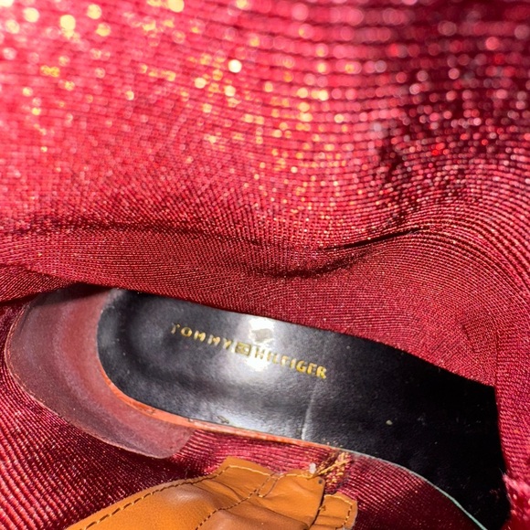 Tommy Hilfiger Drea2 black and brown side zip knee high riding boots size 7M GUC - Picture 9 of 12